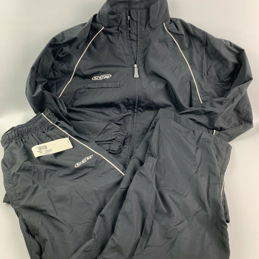 VINTAGE CCM YOUTH Full Zip Hockey Warm Up Suit